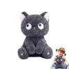 Firulab Peluche Chat Noir,Jouet en Peluche Chat 3D - Chat Noir en Peluche Peluche Peluches adorables Chat, Chat Animal Doux p