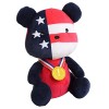 Bexdug Peluche Ours Drapeau National - Jouet en Peluche avec des fonctionnalités Mignonnes et Douces - Peluche Ours câlin et 