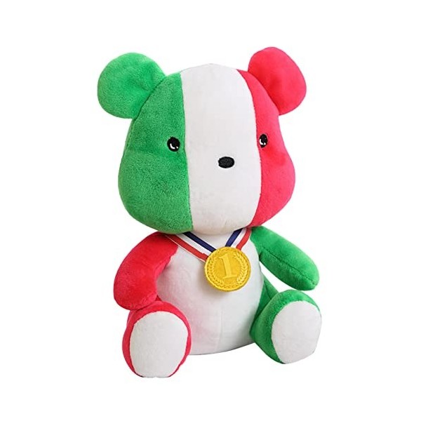 Bexdug Peluche Ours Drapeau National - Jouet en Peluche avec des fonctionnalités Mignonnes et Douces - Peluche Ours câlin et 