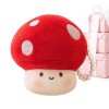 Pomurom Poupée en Peluche Champignon | Cute Doll Kawaii Plushie Mini Champignon avec Perles | Ornements tentures Remplissage 