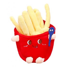 Adorable Peluche Nourriture, Jouets Peluche Restauration rapide Poupée Peluche Dessin Animé Doux Peluche Confortable Cadeau A