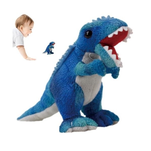 majs Peluche Dinosaure Mignonne | Oreiller de Jet d’Animal en Peluche - Oreiller à Jeter de 5.9 Pouces, Peluches Dino en Pelu