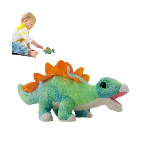 majs Peluche Dinosaure Mignonne | Oreiller de Jet d’Animal en Peluche - Oreiller à Jeter de 5.9 Pouces, Peluches Dino en Pelu