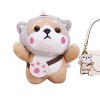 Tebinzi Animaux en Peluche pour Chiens | Petit Porte-clés en Mignon Shiba Inu - Porte-clés en Peluche Kawaii pour Pendentif S