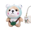 Tebinzi Animaux en Peluche pour Chiens | Petit Porte-clés en Mignon Shiba Inu - Porte-clés en Peluche Kawaii pour Pendentif S