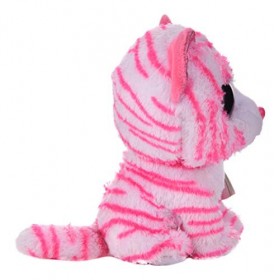 Ty Beanie Boos- TY-Beanie Boos-Peluche Asia Tigre 15 cm-Rose/Blanc, TY36180