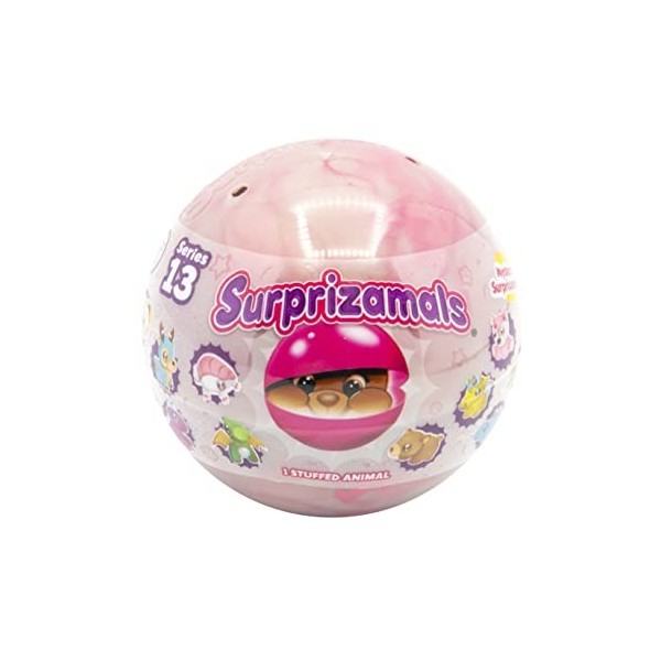 Joy Toy Surprizamals – Petite Peluche Mignonne de 6 cm dans Une Boule Surprise, Multicolore
