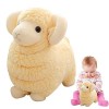 Yeeda Peluche de mouton Adorable jouet moelleux moelleux en peluche mouton Sheepmila pour les amoureux des peluches, cadeaux 