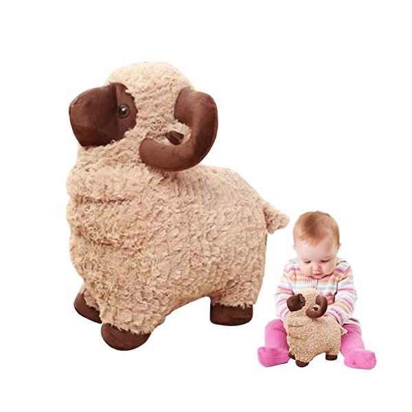 Yeeda Peluche de mouton Adorable jouet moelleux moelleux en peluche mouton Sheepmila pour les amoureux des peluches, cadeaux 