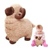 Yeeda Peluche de mouton Adorable jouet moelleux moelleux en peluche mouton Sheepmila pour les amoureux des peluches, cadeaux 