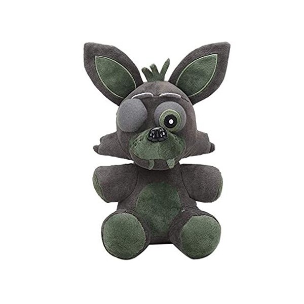 OSRDFV Security Breach FNAF Fazbears Piazzaria Plush Jeu en peluche Sœur Location FNAF Plushie doré, vert 