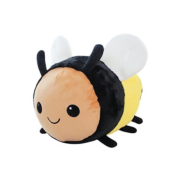 Uposao 20cm Jouet en Peluche Abeille Abeille Peluches Poupée en Peluche Au Bois Dormant Cylindrique Oreiller Peluche Oreiller