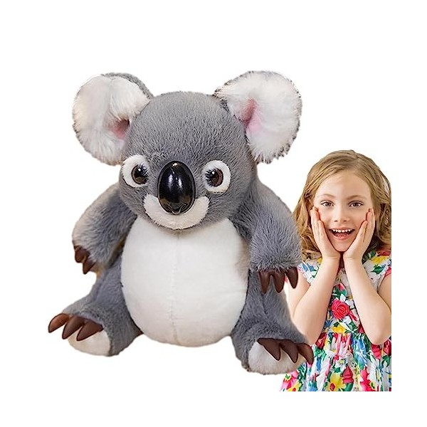 Qihuyi Jouet en Peluche Animal,Peluche Koala Raton Laveur Panda Peluches | Adorables Jouets en Forme danimaux en Peluche, Co