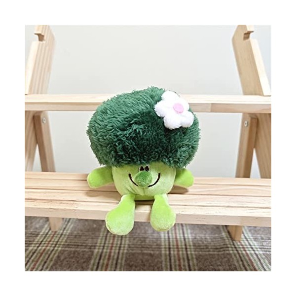 Pendentif en Peluche, Porte-clés en Forme de Brocoli Respectueux de la Peau pour Sac Grand 