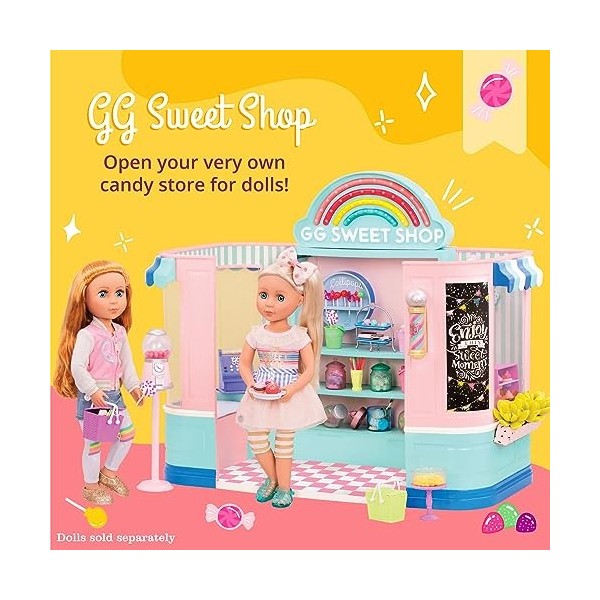 Glitter Girls- GG Sweet Shop Confiserie – Jouet Magasin de Bonbons pour poupées de 36 cm-pour Enfants de 3 Ans et Plus, GG571