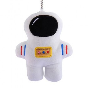 Pendentif de poupée en peluche de collection - Porte-clés en peluche astronaute - Petite poupée portable à suspendre pour la 