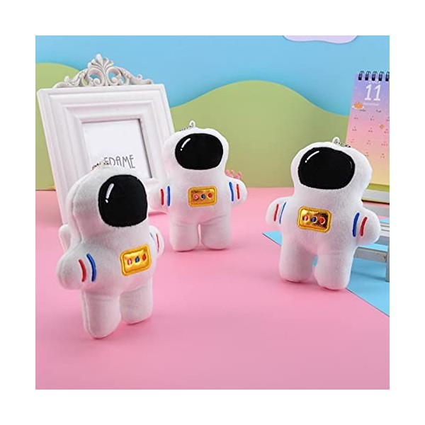 Pendentif de poupée en peluche de collection - Porte-clés en peluche astronaute - Petite poupée portable à suspendre pour la 