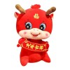 Peluche de dragon traditionnelle, peluche de lannée du dragon, poupée du dragon du zodiaque chinois, année du dragon, jouets