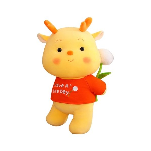 Tedious Année du Dragon Peluche - Peluche Dragon du Nouvel an 2024,Poupées Dragon dambiance Festive pour Chambre à Coucher, 