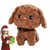 HMLTD Peluches pour Chiens Mignons - Peluches en Peluche Teddys Dog Doll - Cadeaux Jouet doreiller Doux 25 cm, Jouets en Pel