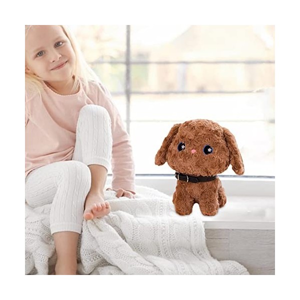 HMLTD Peluches pour Chiens Mignons - Peluches en Peluche Teddys Dog Doll - Cadeaux Jouet doreiller Doux 25 cm, Jouets en Pel