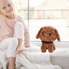 HMLTD Peluches pour Chiens Mignons - Peluches en Peluche Teddys Dog Doll - Cadeaux Jouet doreiller Doux 25 cm, Jouets en Pel