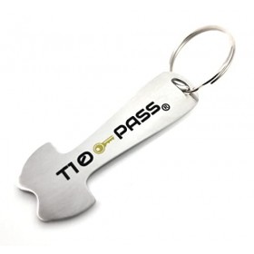 ® T10-Pass - Clé Jeton de Caddie - Déverrouilleur de Caddie de Supermarché - Débloqueur de Chariot de Magasin Gris
