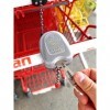 ® T10-Pass - Clé Jeton de Caddie - Déverrouilleur de Caddie de Supermarché - Débloqueur de Chariot de Magasin Gris