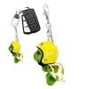 Porte-clés tortue en peluche avec casque, pendentif poupée en peluche portable, pendentif tortue en peluche, porte-clés pour 
