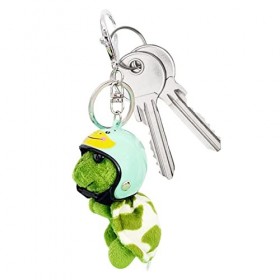 Porte Clef Tortue Peluche - Porte-Clés Tortue Mignon, Animé Mini Tortue Poupée Porte-clés Voiture Porte-clés Sac Pendentif, P