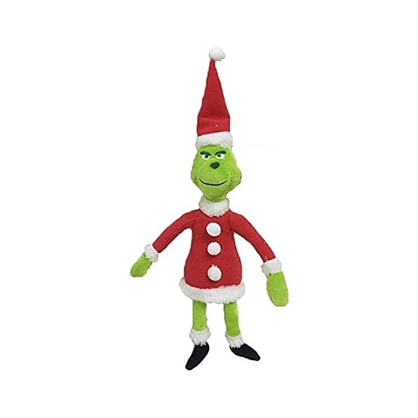 Christmas Plush Doll Grinch Plush Gift How The Grinch Stole Soft Stuffed Toys for Children Kids Gifts Christmas Grinch, 7 in