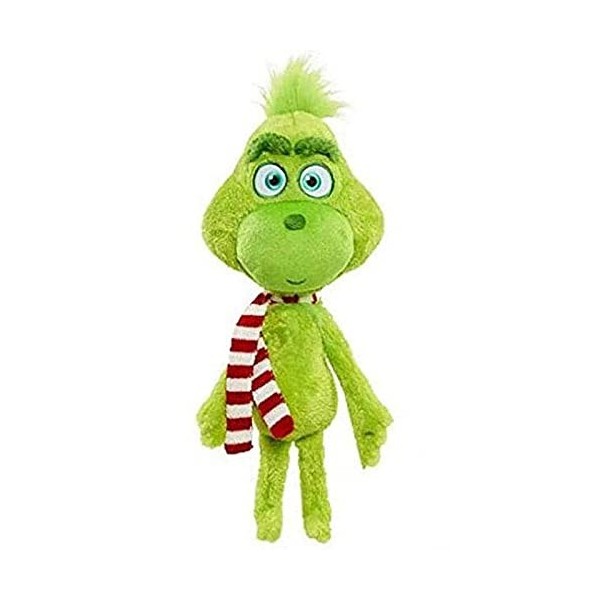 Christmas Plush Doll Grinch Plush Gift How The Grinch Stole Soft Stuffed Toys for Children Kids Gifts Christmas Grinch, 7 in