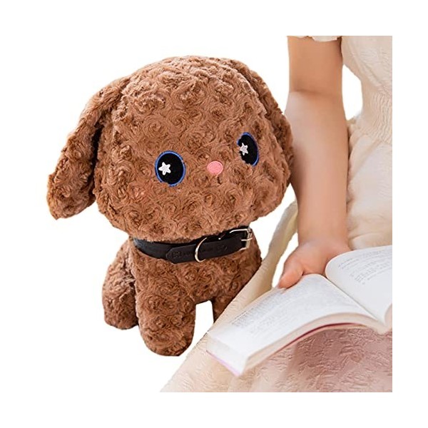 Pacienjo Animal en Peluche pour Chiot en Peluche,Poupée Chien Debout | Jouets en Peluche Confortables 25 cm, Peluches Simulat