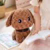 Pacienjo Animal en Peluche pour Chiot en Peluche,Poupée Chien Debout | Jouets en Peluche Confortables 25 cm, Peluches Simulat