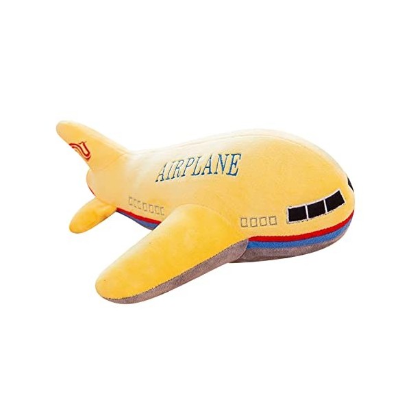 Hxiaen 40 cm Grand Avion Simulation Jouets en Peluche Enfants Dormir Coussin de Dos Avions Doux Coussins Remplis Poupées Anim