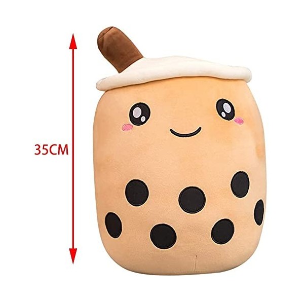 YXCUIDP Mignon Oreiller en Peluche, Creative Bubble Lait Tasse de thé en Forme détreinte Oreiller Étreignant Oreiller Jouet 