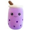 JAWSEU Bubble Tea Peluche Boba Doudou Poupées en Peluche Coussin Décoratif Créatif Boba Oreiller en Peluche de Thé Au Lait Ta