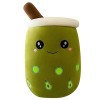 JAWSEU Bubble Tea Peluche Boba Doudou Poupées en Peluche Coussin Décoratif Créatif Boba Oreiller en Peluche de Thé Au Lait Ta