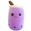 JAWSEU Bubble Tea Peluche Boba Doudou Poupées en Peluche Coussin Décoratif Créatif Boba Oreiller en Peluche de Thé Au Lait Ta