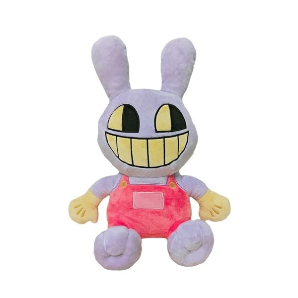 Ohfruit Dessin animé Circu Clown en Peluche Bande dessinée Pomni Lapin Figurine en Peluche Ornement Coton Peluche poupée Joue