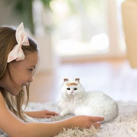 BAOK Jouets de simulation pour chat, jouets en peluche réalistes | Poupée en peluche pour décoration dintérieur, cadeaux de 