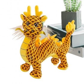 Horypt Peluche en Peluche Dragon Chinois | Dragon en Peluche Mignon et Doux - Dragon Chinois en Peluche pour Cadeaux dannive