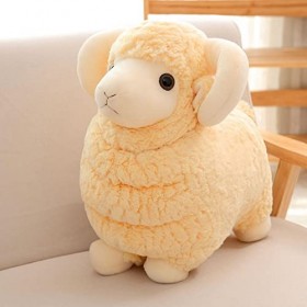 Youao Peluche Agneau,Chèvre en Peluche | Animaux en Peluche Moutons Kawaii Doux Agneau épais Remplissage Jouets en Peluche An