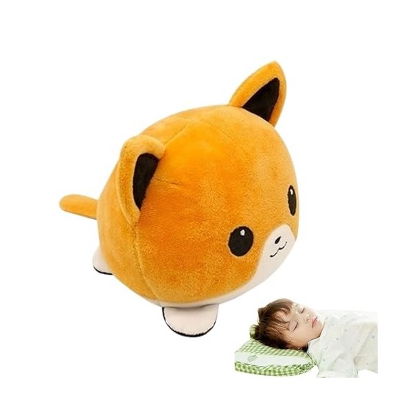 Fouhaly Happy Sad Peluche Réversible - Peluche Chat d’Humeur,Animal en Peluche de Dessin animé, Chat réversible, poupée en Pe