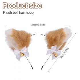 KSIUW Bandeau Oreilles - 1 pcs Renard en Peluche Anime Animal Bandeau Cosplay Oreilles de Chat Bandeau Fête Costume pour Chev