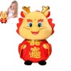 Poupée en peluche dragon chinois - Pendentif mascotte en peluche, animaux en peluche, jouets - Jouet en peluche Dragon du zod