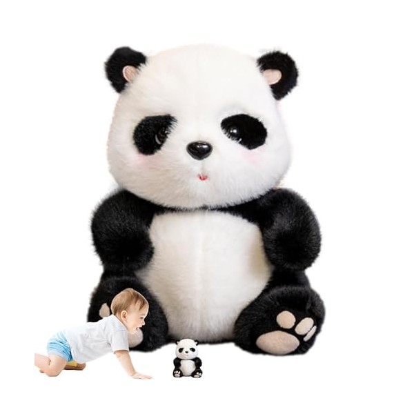 Ghirting Peluche Panda en Peluche - Kawaii Peluches Panda Peluche Jouet,Adorable Oreiller en Peluche Panda, Cadeaux Panda, 9 