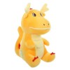 Hemousy Mascotte de Dragon de la Fête du Printemps,Poupée Dragon Chinois en Peluche Courte 2024 - Jouet Dragon du Zodiaque Co