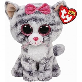 Ty - TY37190 - Beanie Boos - Peluche Kiki Chat 15 cm