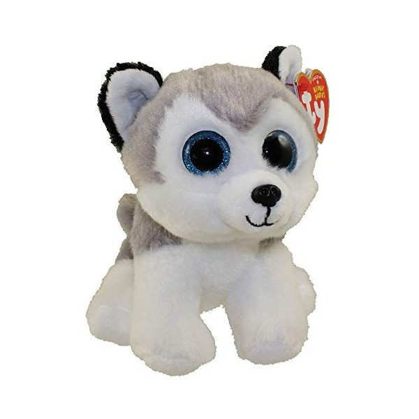 Ty - TY42183 - Beanie Babies - Peluche Buff le Husky 15 cm